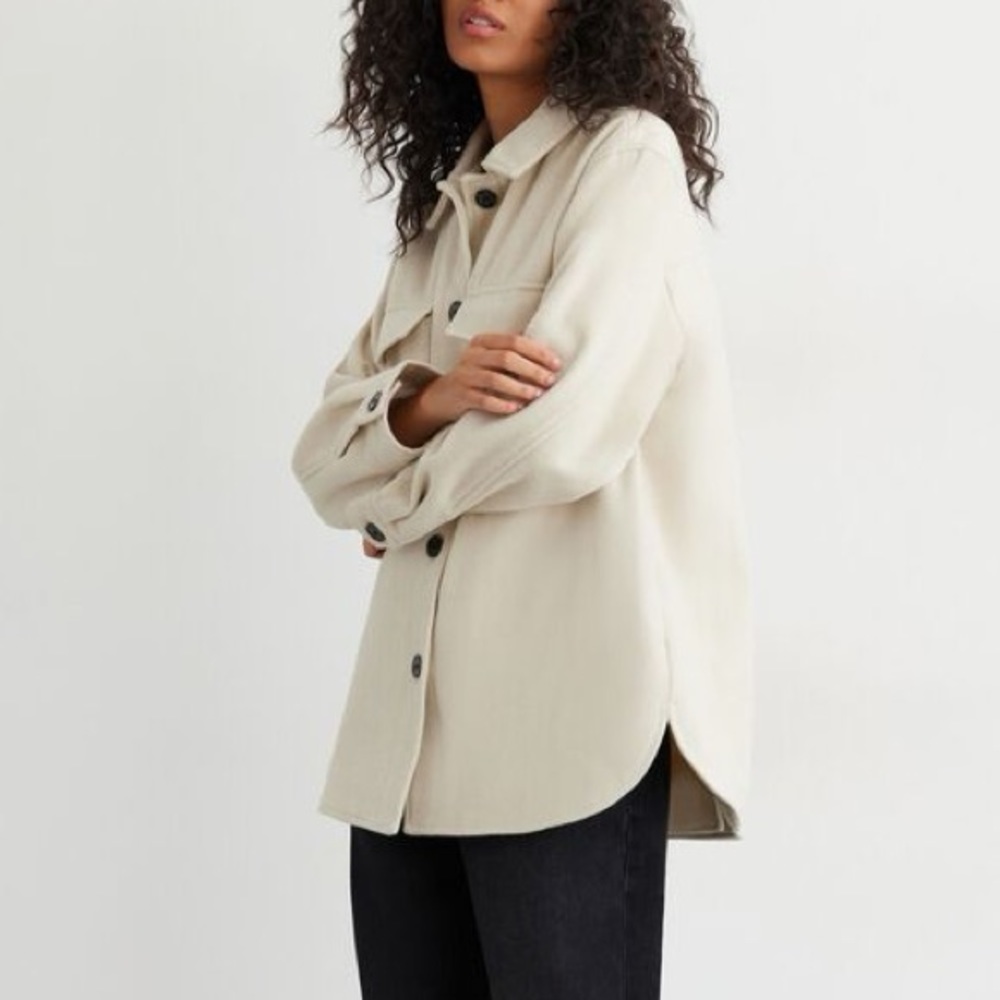 Cream Shacket - Picture 3 of 6